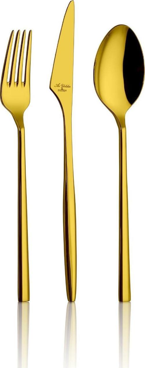 Trendy Gold Pvd 89 Parça Çatal Kaşık Bıçak Takımı Ar223437