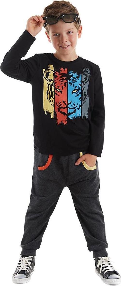 Kaplan Erkek Çocuk T-shirt Eşofman Altı Takım