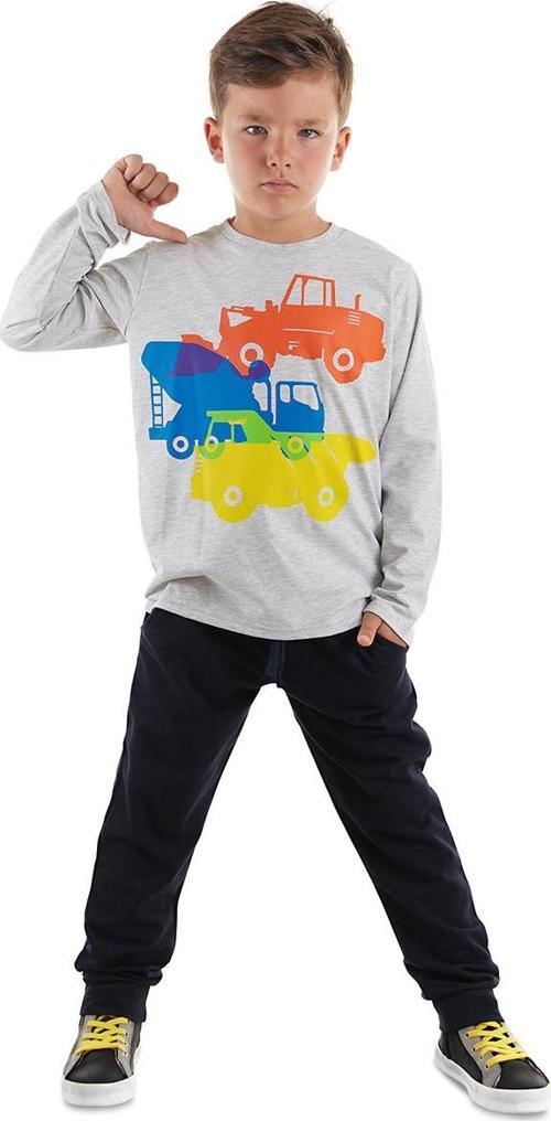 İnşaat Araçları Erkek Çocuk T-shirt Eşofman Altı Takım