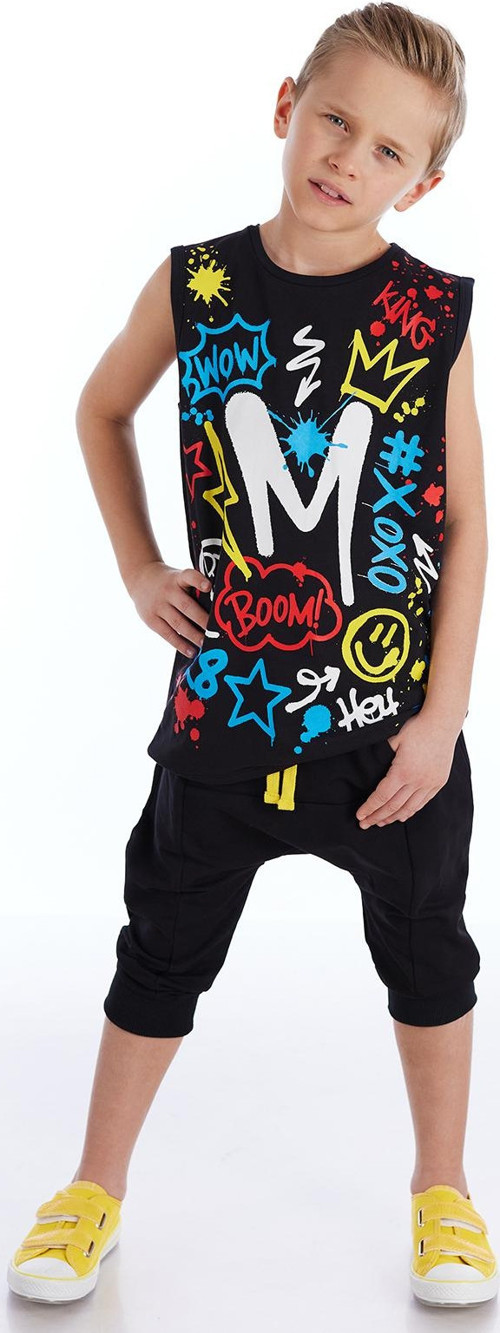 Splash Erkek Çocuk T-shirt Kapri Şort Takım