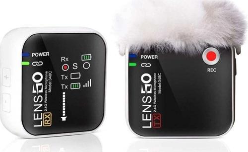 348C Beyaz 1V1 Kablosuz Tekli Mikrofon Seti