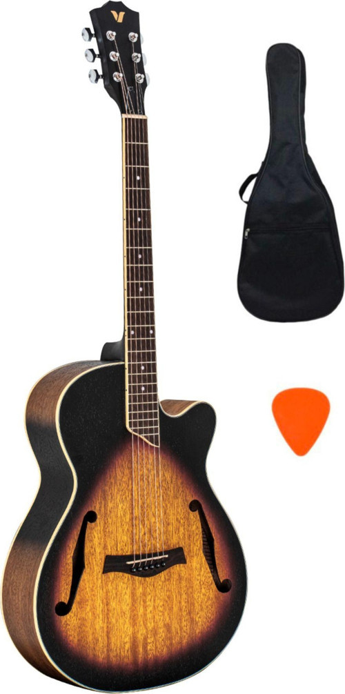 Ag213 Sb Sunburst Cutaway Akustik Gitar