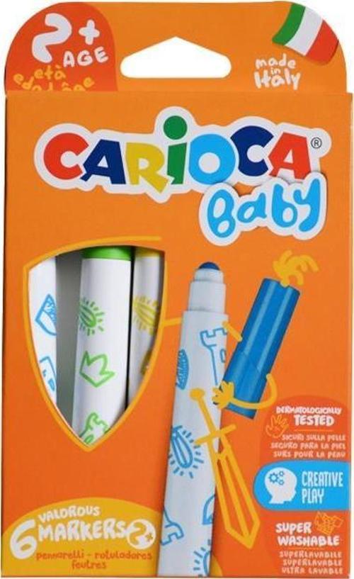 Baby Parmak Boya ve Carioca Baby Marker 2 Adet Boyama Seti
