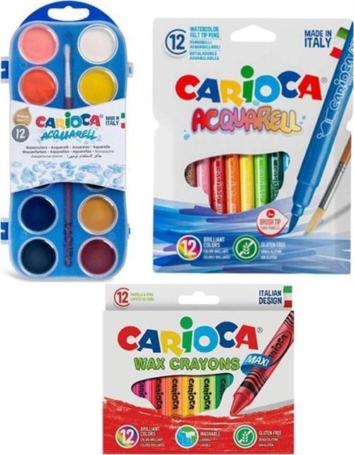 Yıkanabilir Pastel Boya Acquarell Keçeli Kalem ve Sulu Boya Seti