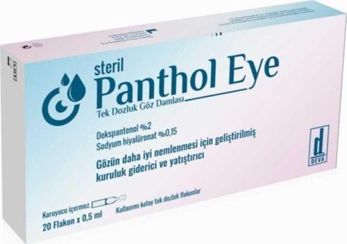 PANTHOL EYE TEK DOZLUK GÖZ DAMLASI 0.5 ML X20 FLAKON
