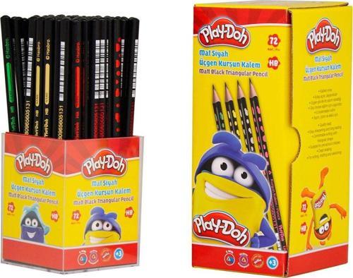 Kurşun Kalem Mat Üçgen 72 Li Stand Play-Kk005