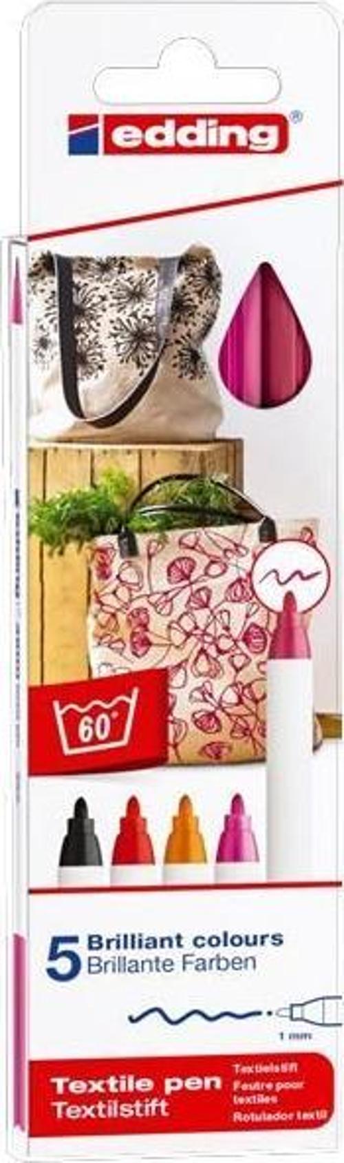 Kumaş Boyama Kalemi Warm 5 Lİ 4500