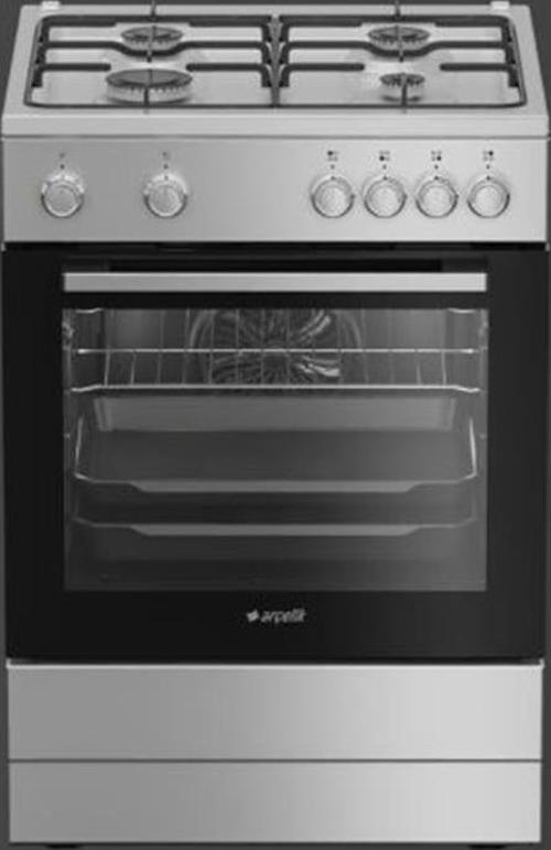 F 8440-1 G Ocaklı Fırın Gümüş