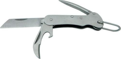 PK 153 Gümüş Gemici Çakı 9,5 cm - Metal Sap, Manuel