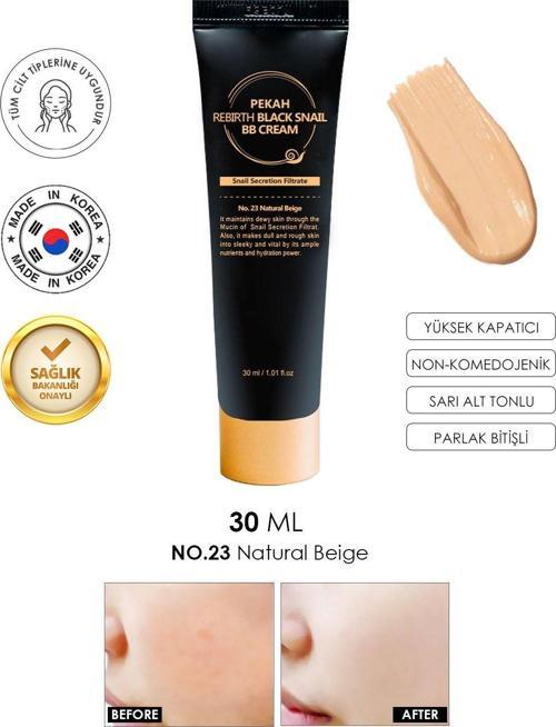 Yoğun Kapatıcılık Sunan Non-komedojenik Bb Krem No:23 Naturel Beige 30ml