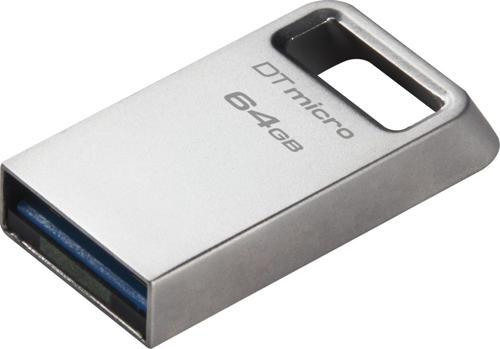 DTMC3G2-64GB DataTraveler Micro 200MB-s Metal USB 3.2 Gen 1 Flash Bellek