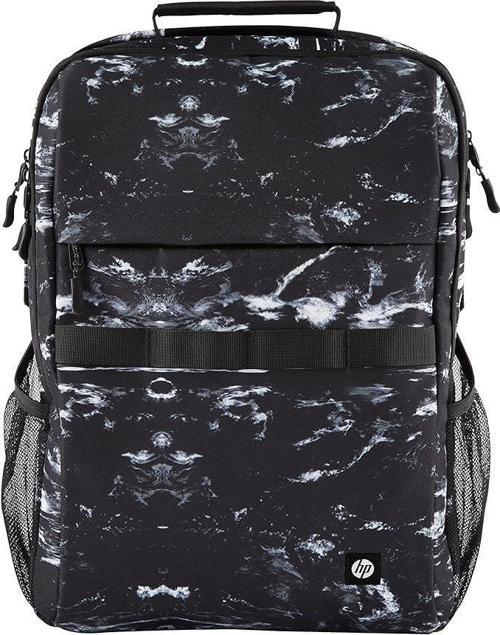 Campus Xl Marble Stone 14"-16" Notebook Sırt Çantası - Siyah-Beyaz