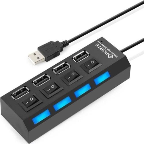 4 Port Usb 2.0 Hub Çoğaltıcı Çoklayıcı Swıtch 4863P Anahtarlı
