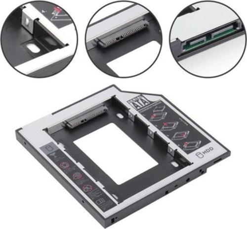 Ssd Kızak 9.5Mm Dvd To Ssd Kızak 2. Hdd Bağlama - Hdd Caddy 9.5 Mm