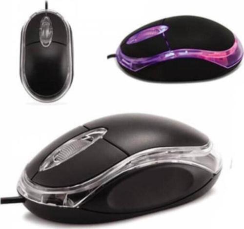 Optik Usb Mouse Kırmızı Işıklı Mini Usb Maus
