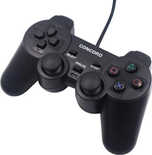 C-850 Titreşimli Usb Kablolu Joystick Gamepad Oyun Kolu Konsolu Pc Bilgisayar Laptop Uyumlu
