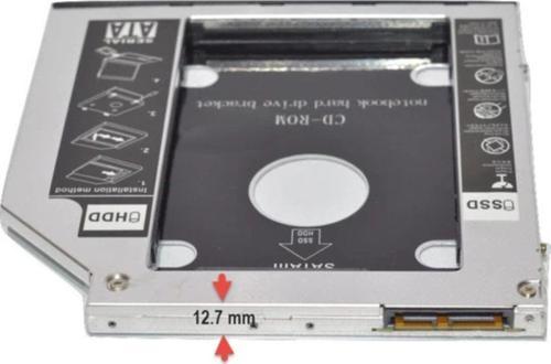 Notebook Cdrom Yerine Hdd/Ssd Takma Aparatı Caddy C857 12.7Mm