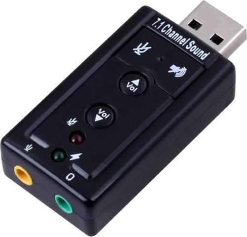 Usb Ses Kartı 7.1 Usb Stereo Ses Efektli Harici Ses Kartı Sound Kontrol