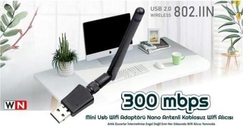 Wifi Güçlendirici Usb 2.0 Wıreless 802.11N Wifi Adaptor
