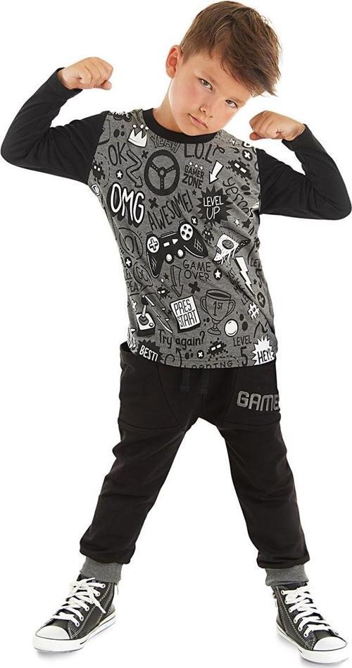 Gamer Erkek Çocuk T-shirt Pantolon Takım