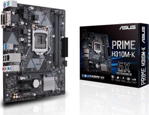 Prime H310M-K R2.0 Intel H310 Lga1151 Ddr4 2666 Dv Anakart