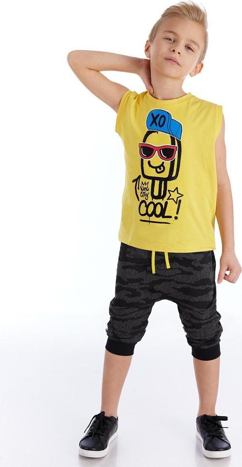 XO Cool Erkek Çocuk T-shirt Kapri Şort Takım