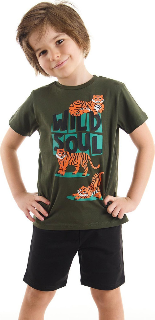 Üç Kaplan Erkek Çocuk T-Shirt Şort Takım