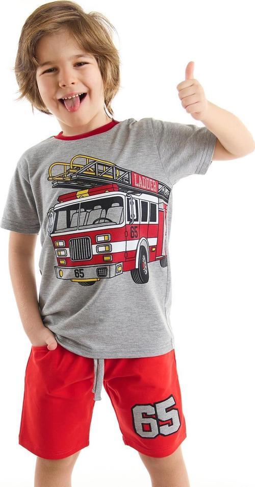 İtfaiye Erkek Çocuk T-shirt Şort Takım