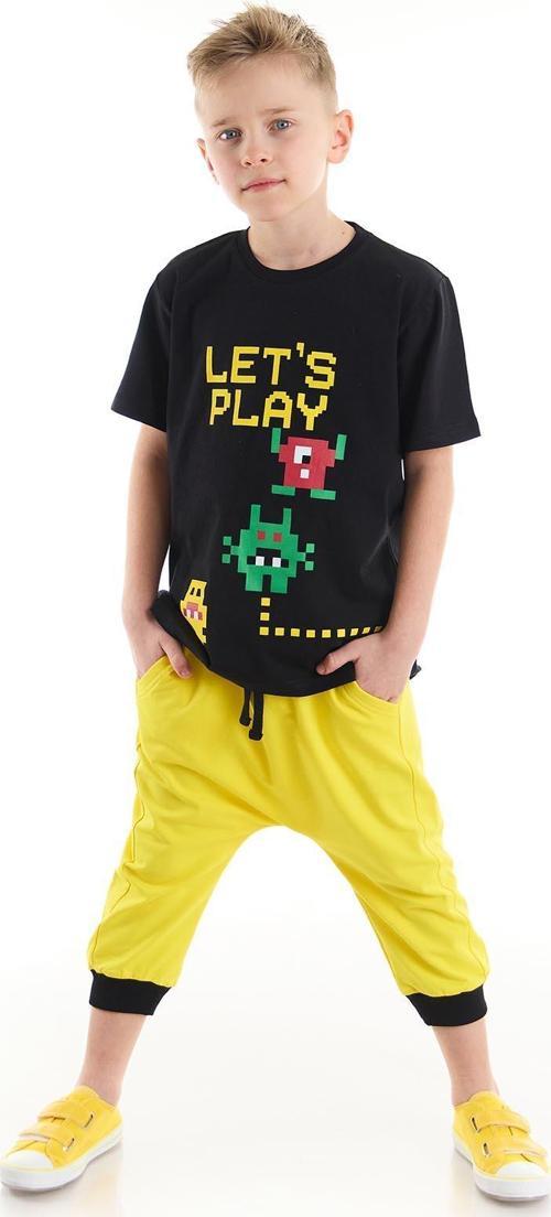 Lets Erkek Çocuk T-shirt Kapri Şort Takım
