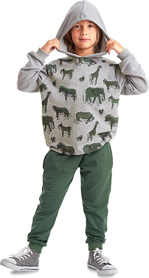 Animals Erkek Çocuk Kapüşonlu Eşofman Takım