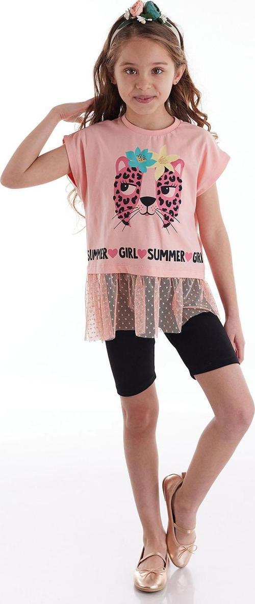 Summer Girl Kız Çocuk Tunik Tayt Takım