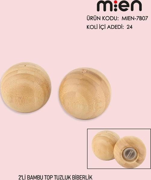 2 li Bambu Top Tuzluk Biberlik MIEN-7B07