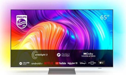 65PUS8807 65" 165 Ekran Uydu Alıcılı 4K Ultra HD Android Smart LED TV
