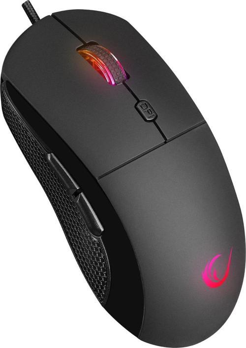 RADIANT M1 Makrolu Siyah 7200 dpi RGB Aydınlatmalı Gaming Oyuncu Mouse