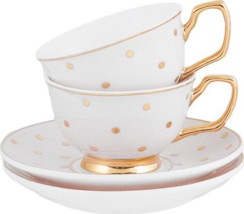 Ivory Polka Gold 2 li Kahve Fincanı