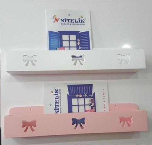 ÇİFTLİ KURDELE LANA LAKE MONTESSORİ KİTAPLIK RAF