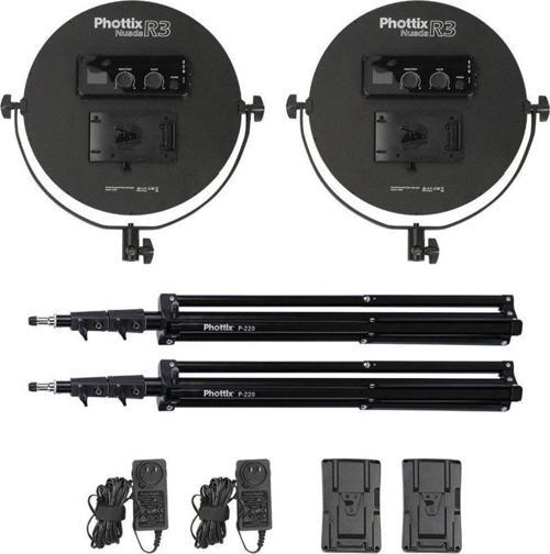 Nuada R3 Video Led Light Twin Kit