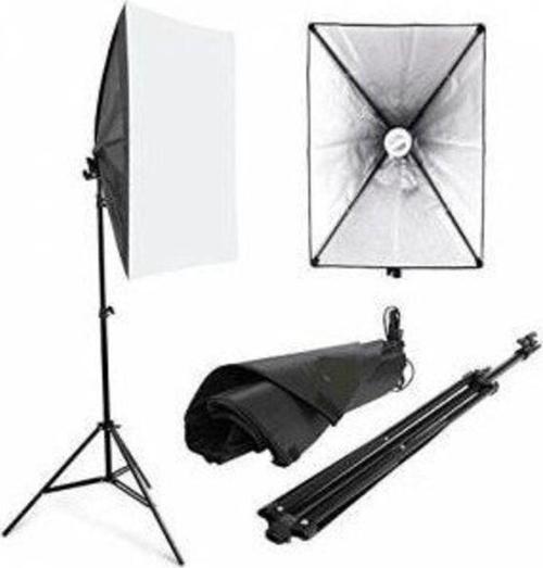 50X70 Cm Uyumlu Softbox Tek Duylu Sürekli Işık Seti Ampul Hariç