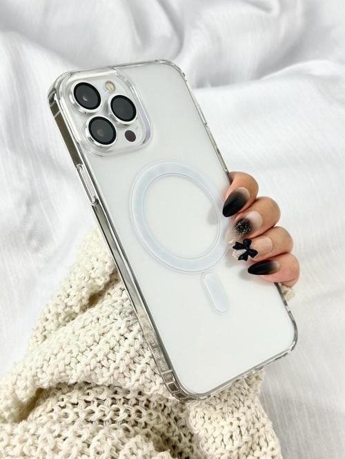 Iphone 13 Pro - Şeffaf Magsafe Wireless Kablosuz Şarj Destekli V-mags Kılıf