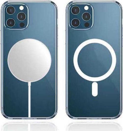 İphone 11 Pro Max Ile Tam Uyumlu Şeffaf Magsafe Wireless Kablosuz Şarj Destekli V-mags Kılıf