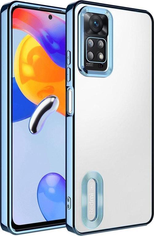Xiaomi Redmi Note 12 Pro 4G Cep Telefonu için Uyumlu Kılıf Kamera Korumalı Logo Gösteren Omega Kapak