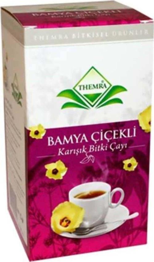 Bamya Çiçekli Çay