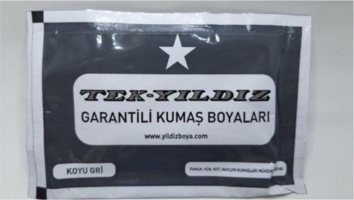Yıldız Kumaş Boyası Koyu Gri Renk
