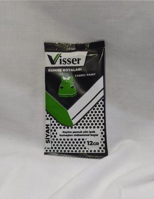 Siyah Toz Kumaş Boyası 12 gr