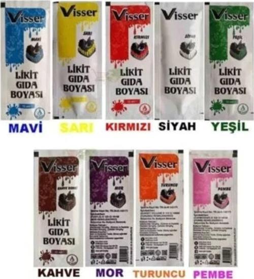 Likit Gıda Boyası - 12 ml X 4 Adet