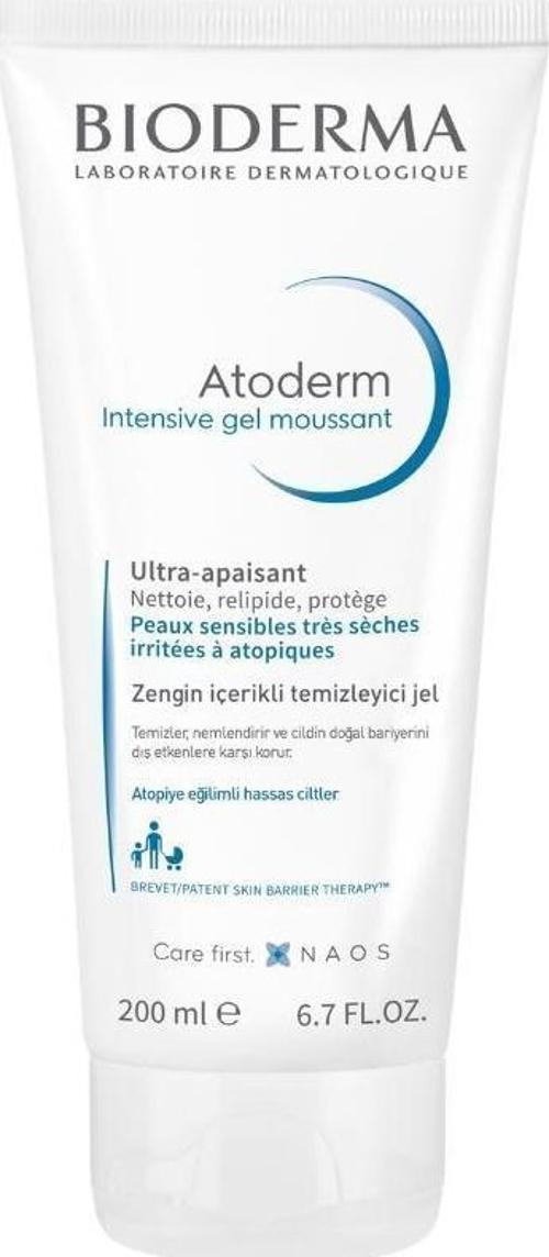 Atoderm Intensive Foaming Gel Atopiye Eğilimli Ciltler İçin Zengin İçerikli Temizleyici Jel 200ml