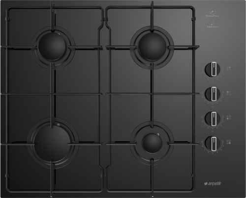 OCD D 651-1 EKS Siyah Cam Ankastre Ocak