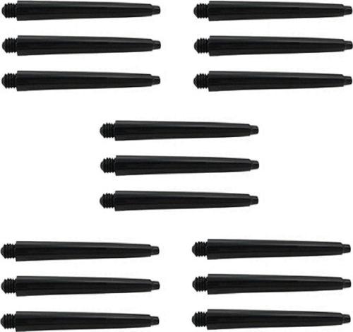 5 Set (15 Adet) 48Mm Nylon Dart Şaft-Shaft Siyah