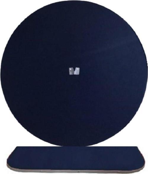 Raf Düzenekli Dart Arkalık. Yuvarlak Lacivert. 72Cm