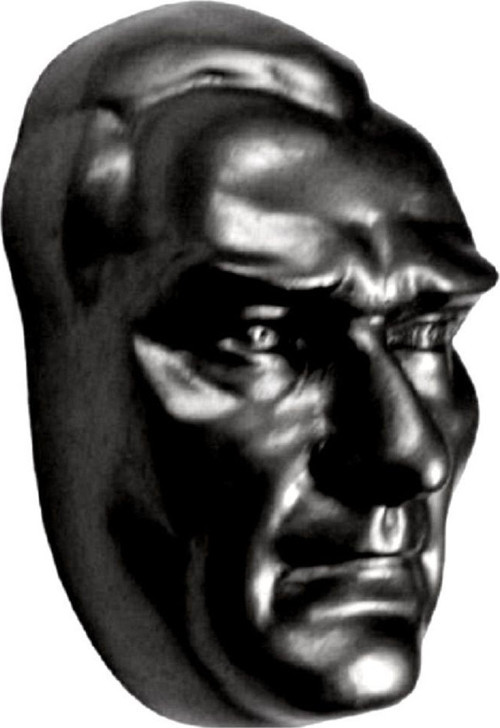 Atatürk Mask 28 Cm Siyah